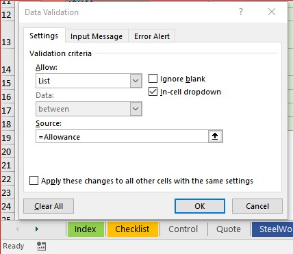 Data Validation Ready Mode