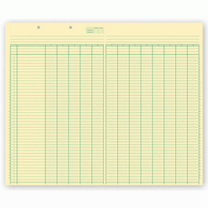 The spreadsheet before the electronic spreadsheet